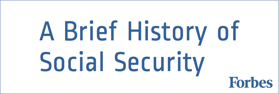 A brief history of Social Security